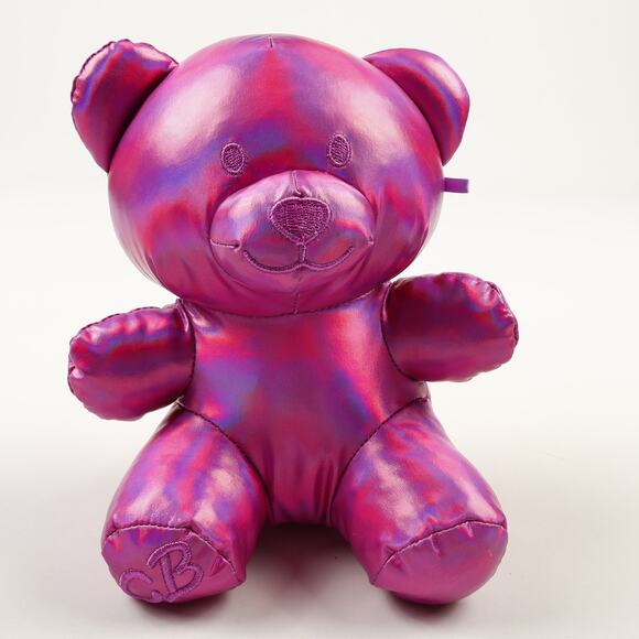 Candy Bears Metallic Plush 8" Stuffed Animal Purple Pink - Picture 1 of 8